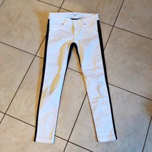 Hudson 2-tone skinny jeans